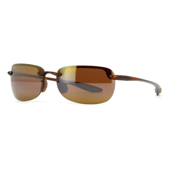 New A3232Z New MAUI JIM Sandy Beach Havana Polarised Semi Rimless Rectangle H408 - Picture 1 of 4